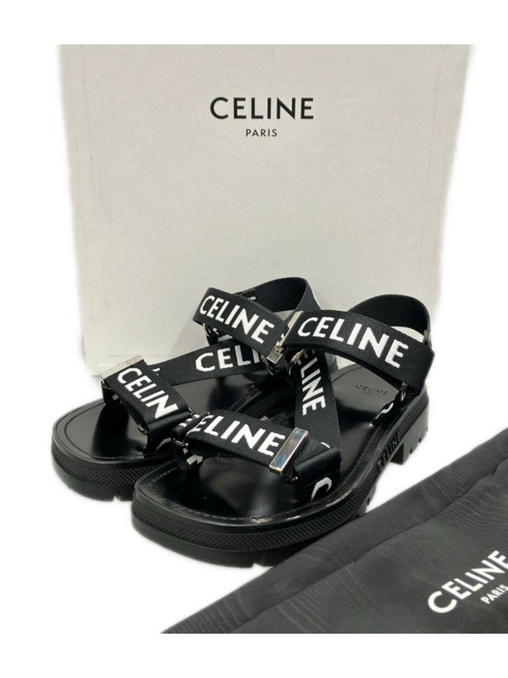 Celine Strap Sandals Sport Leo Strappy